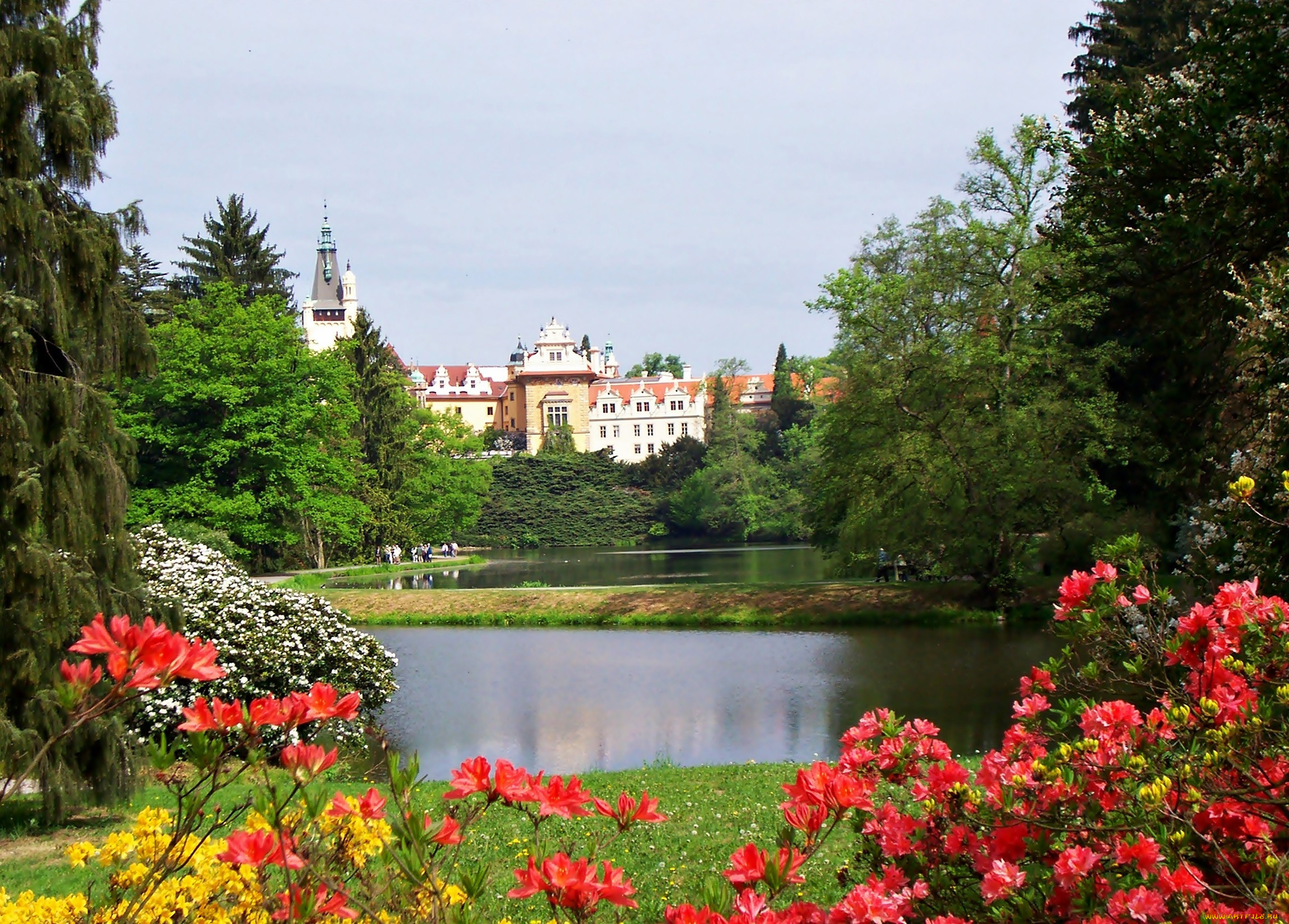 pruhonice castle, czech republic, ,  , pruhonice, castle, czech, republic